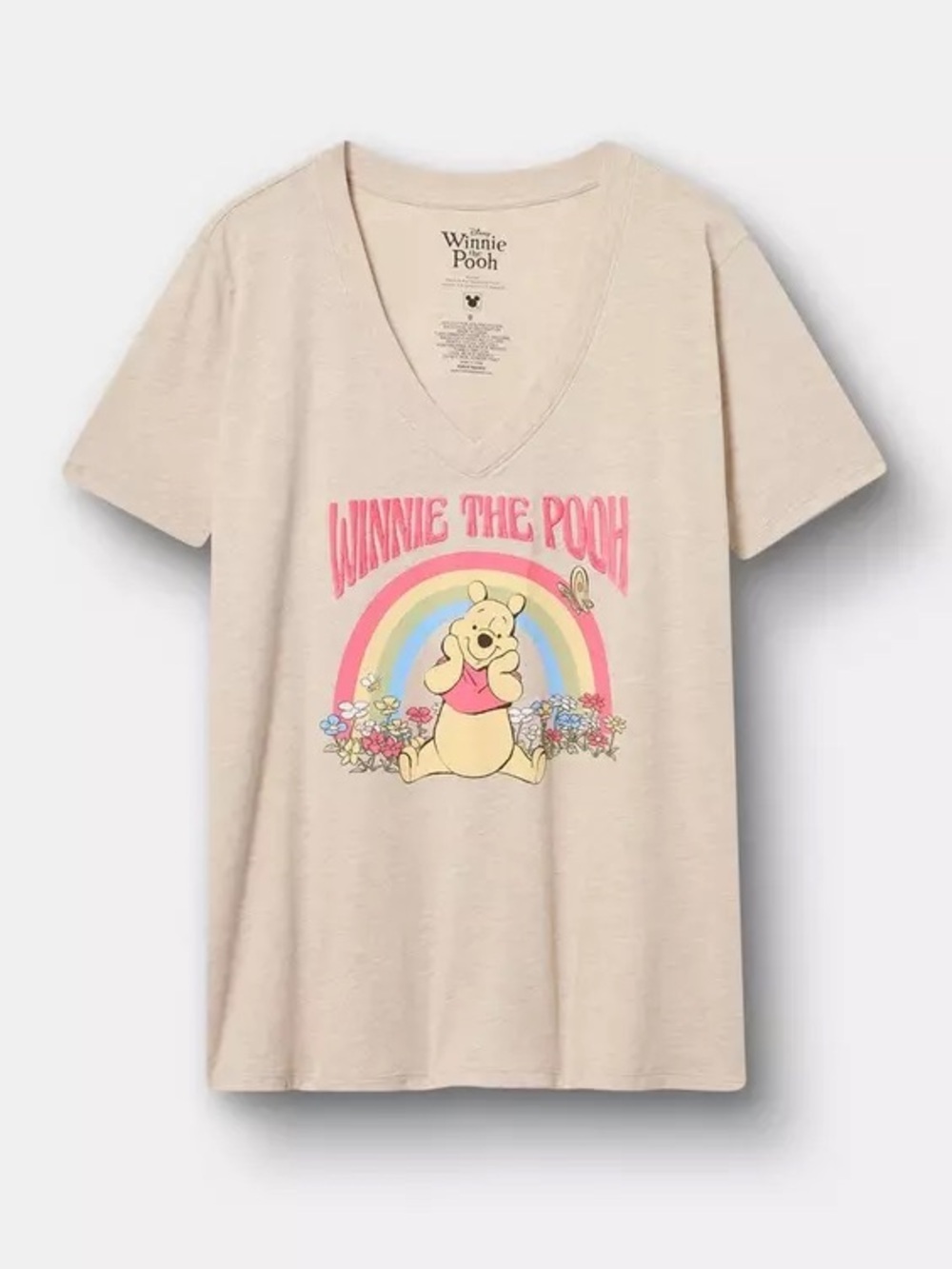 NWT TORRID Hybrid Apparel Winnie the Pooh Graphic Tee - Light Beige